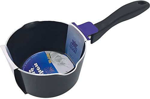 Milk Pan Tea Boiling Water Pan Coffee Pot Cookware Saucepan 13cm, 16cm, 18cm, 20cm, 22cm Kitchen King Milkpan (18cm)