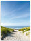 ARTland Wanddeko Wandbild Alu Verbundplatte für Innen & Outdoor Bild 60x80 cm Strand Meer Küste Nordsee Sand Dünen Natur Landschaft Maritim T9EX