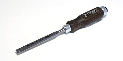 Narex Piercing Chisel - Flat with Dark Grip - 12 mm