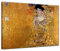 Bilderdepot24 Bild auf Leinwand | Gustav Klimt - Adele Bloch Bauer I in 120x90 cm als Wandbild | Wand-deko Dekoration Wohnung alte Meister | NEU-180206-120x90-abb