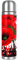 Bouteille d'eau étanche en acier inoxydable avec motif de coquelicot rouge - Thermos pour boissons chaudes et froides - 500 ml - Pour le bureau, l'école, les voyages