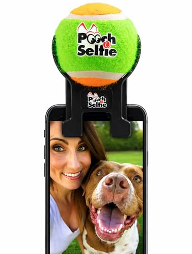 Pooch Selfie Dog Camera Toy Get Your Dog to Look at the Camera Instantly | Perfect Photos & Videos | Phone Clip with Attention-Grabbing Ball | As Seen on Shark Tank