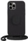 PopSockets x Just Elegance - Phone Case for iPhone 12 Pro Max with a Removable Braided Necklace and a PopGrip with a Swappable PopTop - Black