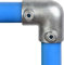 Galvanized Tube Fittings - (125-90 Degree Elbow Corner-27mm OD Tube A27) Steel Connectors for Plumbing, & DIY Projects | Pipe Fittings for Residential & Industrial Use | 1PK