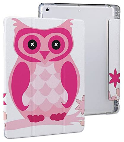 Rosa Eule Auf Dem Baum Hülle Für Ipad Tablet Schutzhülle IPAD 2020 （10.2in）
