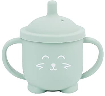 Babymoov ISY CUP Renard - Tasse à paille en silicone, 150ml, avec Paille Souple et Douce, Dès 6 mois