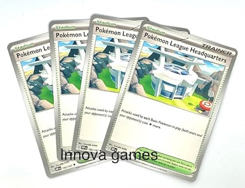 Pokemon League Headquarters 192/197 – Obsidian Flames – x4 Pokemon Trainer Kartenspielset – Lot