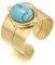 Joo&Rind Ringe Gold Damen Edelstahl Ring Gold Wasserfest 18K Vergoldete Ringe Frauen Hypoallergen Offener Ring Verstellbar Schmuck für Geschenke