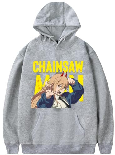 LKY STAR Chainsaw Man Merch Anime Hoody for Men Women Pochita Sweatshirt Denji Cosplay Pullover XXS-4XL