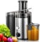 Juicer, Reemix Centrifugal Juicer Machines Whole Fruit and Vegetable 800W, 3-inch Wide Mouth Juicer Extractor with 2 Speeds, Brush Included Easy to Clean (800, Watts)