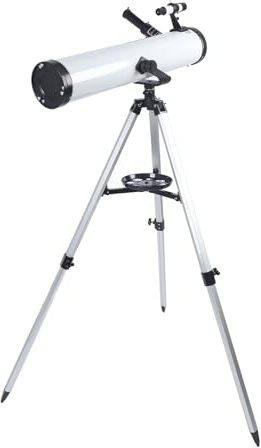 Starwatcher Télescope Réflecteur 114 Mm, Grande Ouverture, Longueur Focale de 400 Mm, Haute Résolution, Léger et Compact, Trépied Réglable pour Une Observation Facile