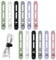 Silicone Cable Ties 12pcs - Reusable Flexible Organiser, Tidy Clips for Earphone, Phone Charger, Audio USB - Space-Saving Home Office Storage Solutions