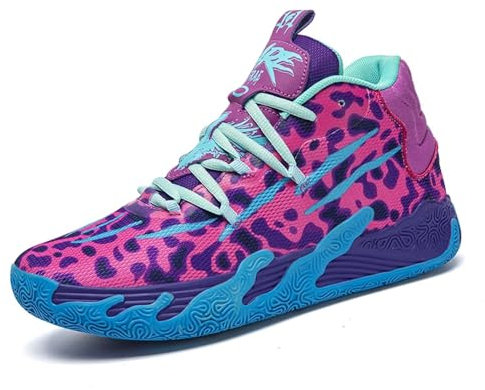 Zapatillas de Baloncesto para Hombre Mujeres clásicas Suela Casuales Moda Zapatos Deporte Antideslizantes,Fitness, Caminar, Informales