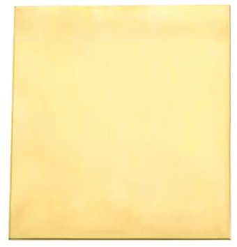 1pcs H62 Brass Plate, Thickness 2mm Brass Plate Cutting CNC Frame Model Mold DIY Building Brass Pad Width 100-300mm(100x100mm)