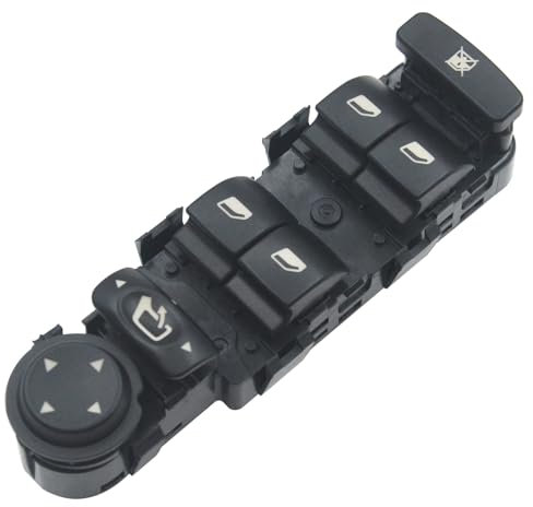 Kalunfex - Interruptor de cristal para C5 C8 807 6554.HQ control eléctrico ventana botones eléctricos 96498423ZF