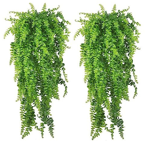 CRAFTHROU Scatola Per Allevamento Rettili Con Piante Decorative Rattan Set Di 2 Piante Finte Rampicanti Per Terrario Decorazione Realistica Per Habitat Di Lucertole e Gechi