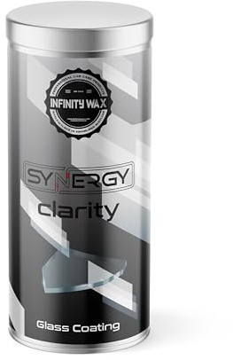 Infinity Wax Synergy Clarity Glass Ceramic Coating 15ml Long-Lasting Hydrophobic Coating for Windscreen & Vehicle Glass 2-Year Durability, Wiper-Resistant, Etch-Free Formula