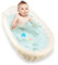 harupink Bañera hinchable para bebé, bañera antideslizante ergonómica con bomba de aire, piscina inflable portátil plegable, bañera para bebés, recién nacidos, niños, niños y niñas (conejos)