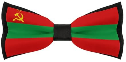 PAhfpQT Nœud papillon drapeau de la Transnistrie pour homme