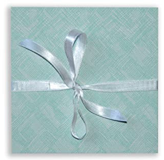 Leporello Fotoalbum Gästebuch | Stoff und Leinen | 15x15cm | weiße Seiten | für 9x13 Fotos