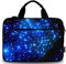 ICOLOR Starry Canvas Laptop Carrying Shoulder Sleeve Case Protective Bag Briefcase for 11.6 12 12.9 13 13.3 Inches Laptop Ultrabook Netbook CSH-01
