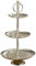 WHOLE HOUSE WORLDS Boltze Deco-Etagere Flaire Silber Aluminium h48 C Alu