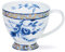 Dunoon Fine Bone China Skye Mug Cup - Made in England (Delft Blue)