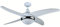 DCG WeGeek, ventilatore da soffitto con telecomando, 4 pale, 1 luce, diametro 120cm e 3 velocità 180/120/80 RPM.