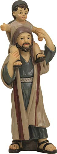 Dekop Krippenfigur Hirte mit Kind auf Schulter passend für 10cm Figuren (444635284782)