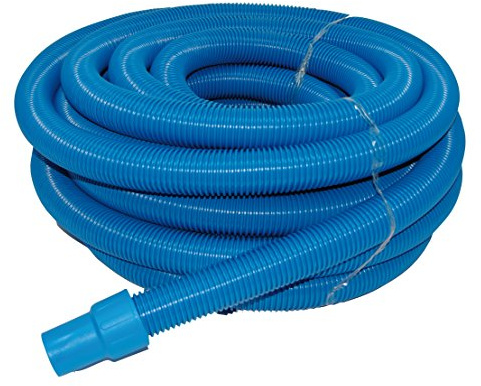 Productos QP - Schlauch für den Pool, flexibel und ideal für die Reinigung von Bodenbelägen, 30 m Schlauch mit 50 Schläuchen