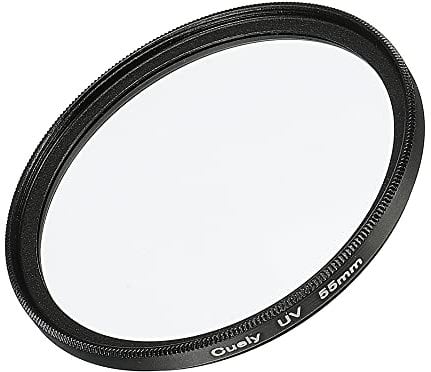 sourcing map UV Lens Filters, 55mm Slim Frame Multi-Coated Protective Lenses Filter for Camera Photography Accessories