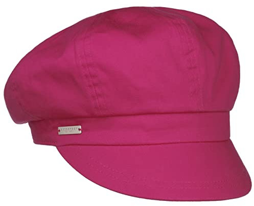 Seeberger Azalee Ballonmütze Damencap Newsboy-Mütze Balloncap Baumwollcap Sommercap (One Size - Fuchsia)