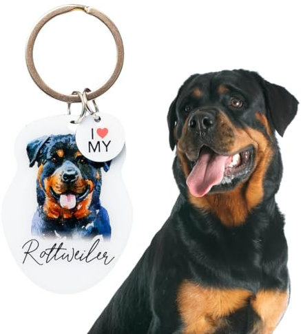 Splosh Haustier Schlüsselanhänger Hunderassen Personalisierte Schlüsselanhänger.Hund Schlüsselanhänger Personalisierte Geschenke.Maßgeschneiderte Geschenke Hund Schlüsselanhänger.Schlüsselanhänger für