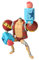 BANDAI – Anime Heroes - One Piece - Anime Heroes Figur 17 cm - Franky - 36938
