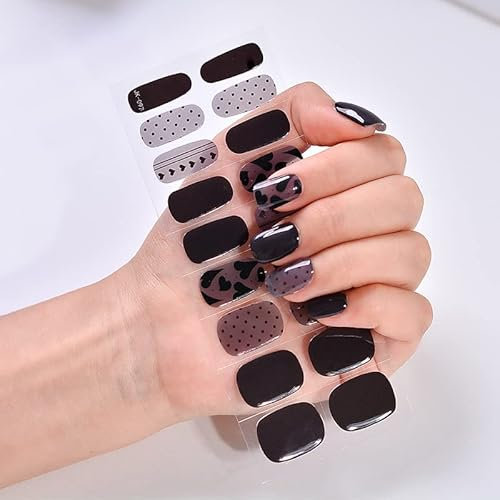 Parche de uñas de gel semi horneado de fototerapia UV de INTEROOKIE (JK214)