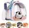 Hamster-Rucksack, Bartagamen-Rucksack für Kinder mit transparentem Blasenfenster, Reiserucksack für Kleintiere, Meerschweinchen, Igel, Ratte, Zuckergleiter, Fluggesellschaften zugelassen (mehrfarbig,