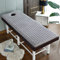 KKCD Gris,70x185cm,Matelas De Lit De Beauté De 3cm avec Tête Carrée Table De Massage Lit À Cils Surmatelas Mousse À Mémoire De Forme Drap De Lit De Spa Pliable avec Trou De Respiration