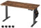 VASAGLE Electric Standing Desk, 60 x 140 x (72-120) cm, Continuous Adjustment, Memory Function with 4 Heights, Rustic Brown LSD174X11