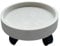 Wifehelper Support pour Plantes, Support pour Pots de Fleurs avec Roues Rotatives, Support Rond pour Plantes en Pot sur roulettes, Plateau de Soucoupe pour Jardinière à roulettes, Plateau