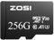 ZOSI 256GB Micro SD SDXC Memory Card - Full HD, A1, UHS-I, U3, Class10, V30, High Read Speed up to 100 MB/s, Micro SD Card, Expanded Storage for Camera, Tablets and Smartphone