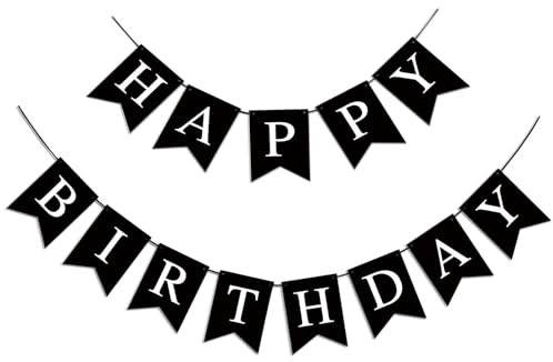 Cartel de feliz cumpleaños, decoración de feliz cumpleaños, letrero de cumpleaños para decoración de fondo de fiesta de cumpleaños, suministros de fiesta de cumpleaños para niñas, niños y mujeres,