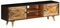 Générique Meuble TV Bois de manguier Massif 140 x 30 x 45 cm,Armoires & Meubles de rangement-246162