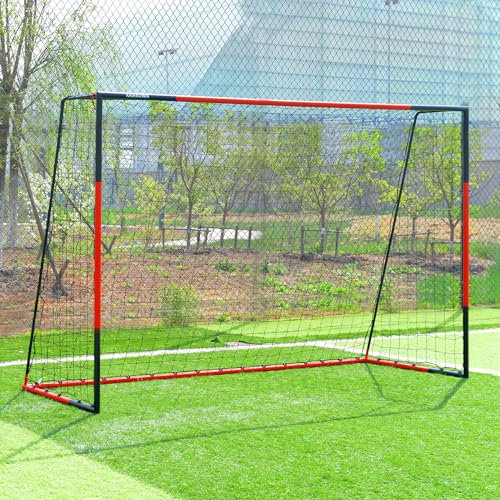 Porta da calcio 3'x2.5'|6'x4'|2'x6'|10'x6.6'-KAIHAOWIN Steel Frame Goal All Weather Soccer Net-Quick Assembly Durable Training Sports Soccer Goals for Backyard Indoor Outdoor-Heavy Duty Metal Soccer