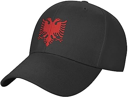 KWQDOZF Albanische Flagge Hut Outdoor Baseball Cap Schirmmütze