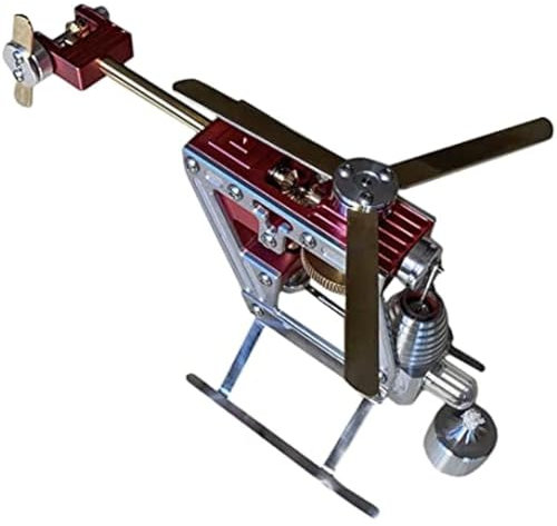 FLADO Stirlingmotor-Bausatz, Metallhubschrauber, Stirlingmotor-Generator, Modell, Heißluft-Stirling, Stromgeneratormotor, Geschenk für physikalische Experimente