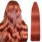 HotLulana Tape Extensions Echthaar Copper Red(#350) Extensions Echthaar 20zoll/50cm 25g Invisible 100% Natürliche Tape in Extensions Echthaar 10pcs Skin Weft Extensions Echthaar Tape.