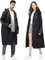 Gerhannery 2 Stück Regenponcho Wasserdicht, EVA Regencape Wiederverwendbar Regenmantel, Unisex Regenumhang für Erwachsene
