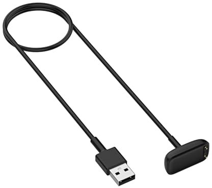 AKYGA AK-SW-45 USB Ladekabel Kompatibel mit Fitbit Luxe/Charge 5 / Charge 6 1m schwarz Ladegerät