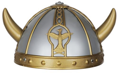 Spinosaurus Wikinger Helm für Erwachsene Mittelalter Wikinger Horn Mütze Römerhelm Wikinger Kostüm Zubehör für Karneval,Halloween,Fastnacht,Mottoparty