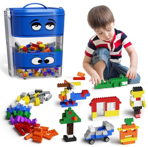 STEM MATCH Brick Building Blocks Toy Set Includes Airplane BL